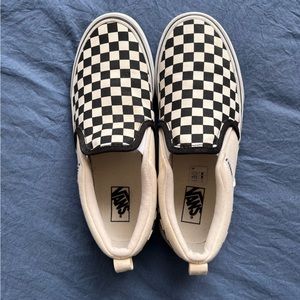 B&W Checkered Vans